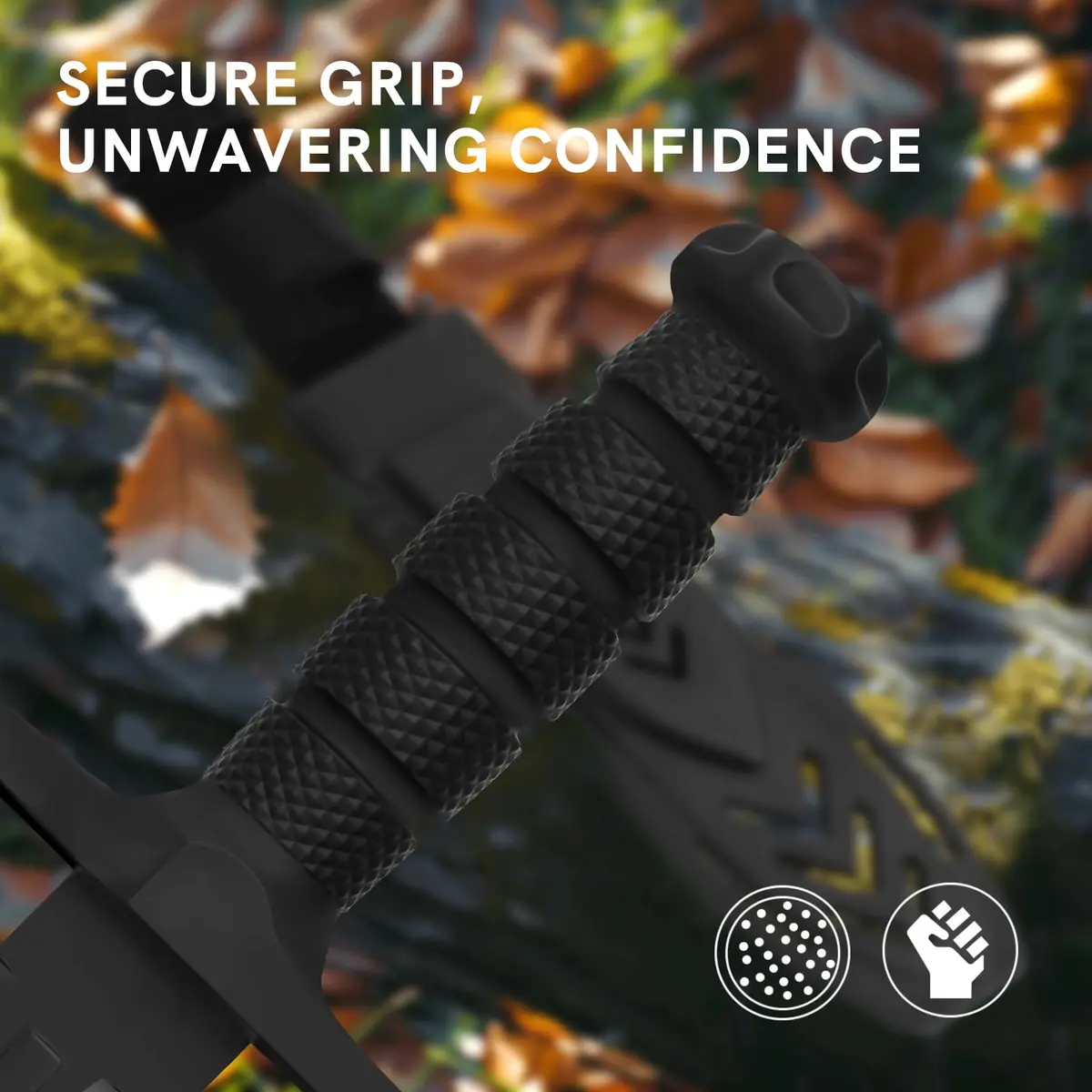 Dispatch Fixed Blade Hunting Knife with Sheath, 12-inch | Tactical Bowie Knife for Bushcraft & Camping - view 4