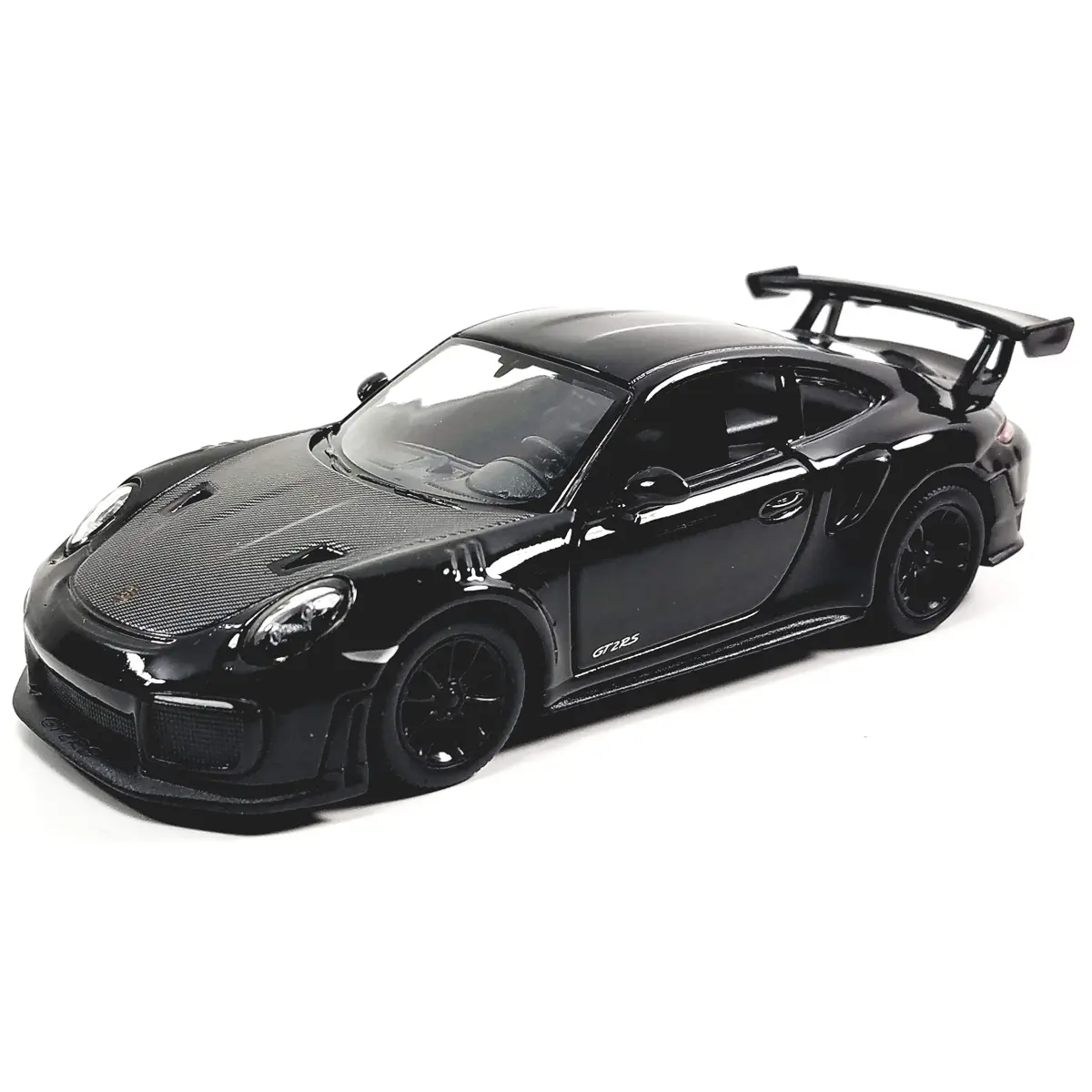KiNSMART 2010 Porsche 911 GT2 RS 1:36 Scale 5 inch (12.7 cm) Die Cast Metal Model Toy Car | Black - main product image