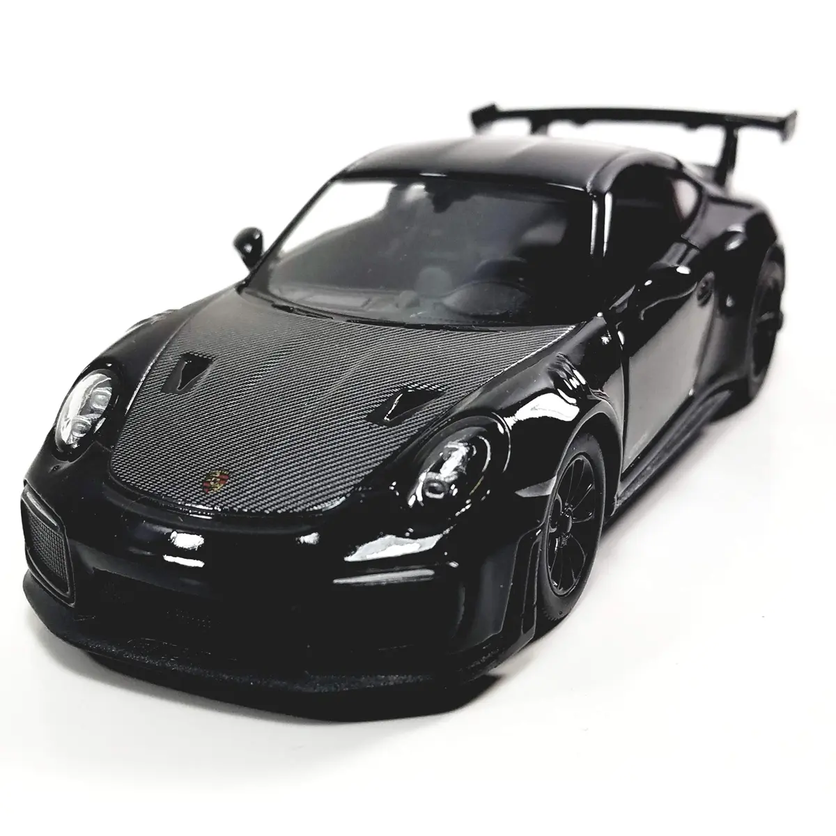 KiNSMART 2010 Porsche 911 GT2 RS 1:36 Scale 5 inch (12.7 cm) Die Cast Metal Model Toy Car | Black - view 2