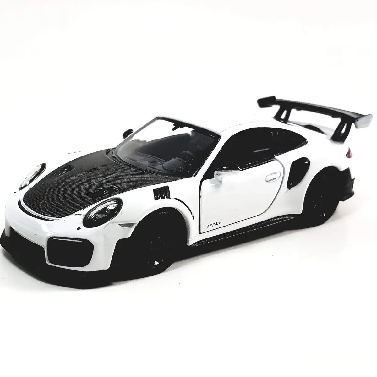KiNSMART 2010 Porsche 911 GT2 RS 1:36 Scale 5" Die Cast Metal Model Toy Sports Car | White - main product image