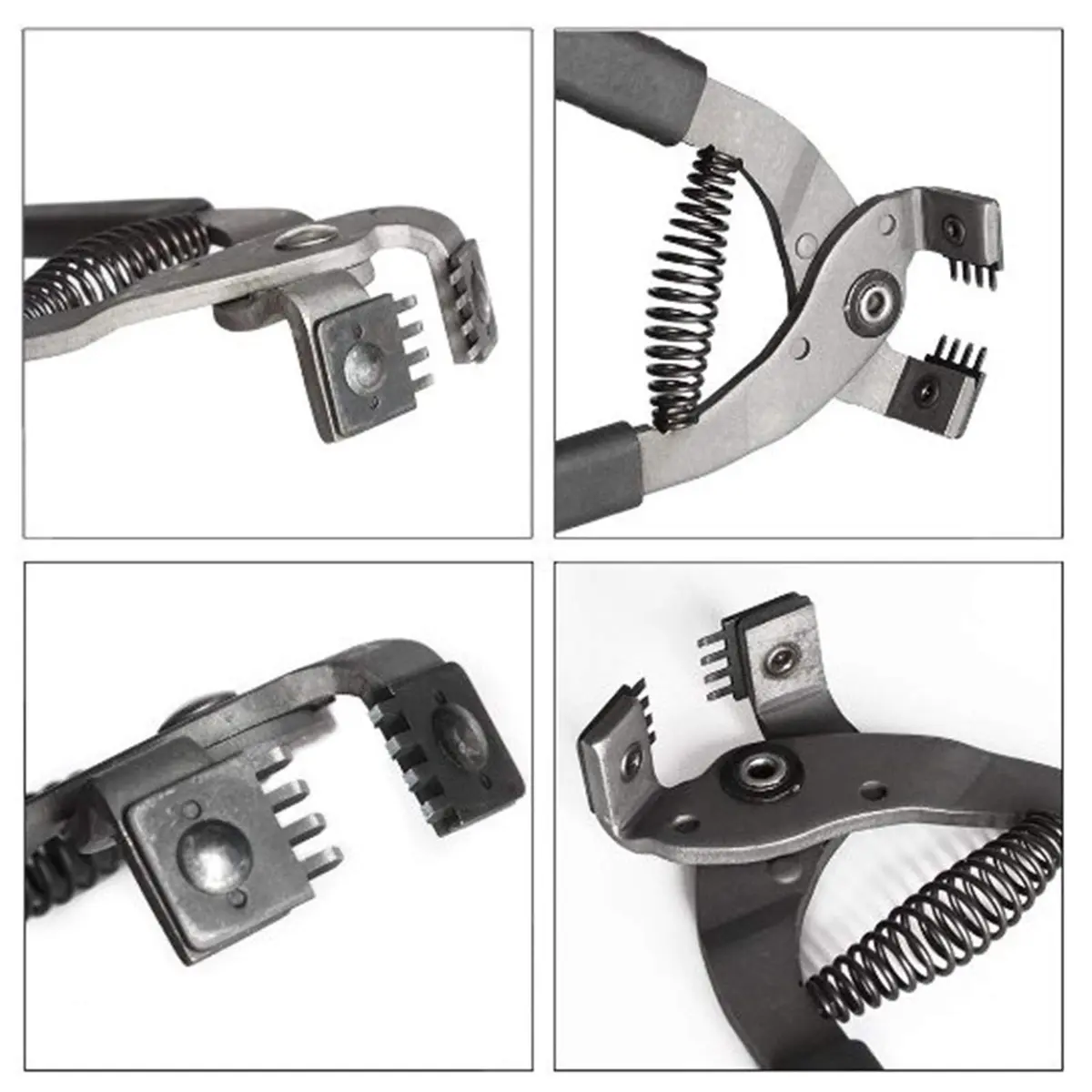 Terizger Leather Stitching Hole Punch Plier Clamp Cutter 4mm (4 Prong) | Heavy Duty Steel Tool for DIY Craft - view 2