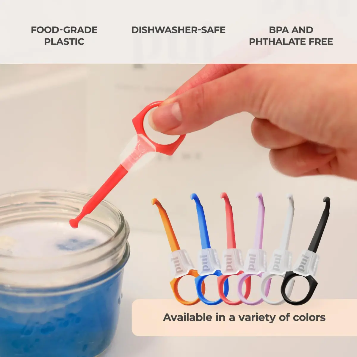 PUL 2-in-1 Aligner Removal Tool and Chewies for Invisalign, Retainers & Trays - Blue | Patented Hygienic Orthodontic Accessory - view 6
