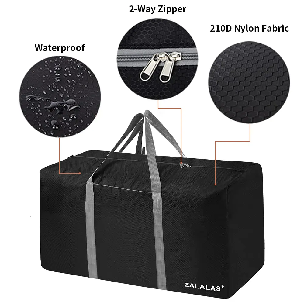 ZALALAS Travel Duffle Bag 96L Waterproof Lightweight for Men Women | Extra Large Capacity - view 4