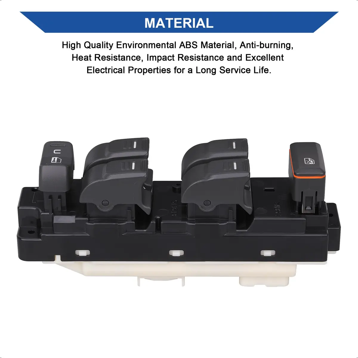 Obaee Driver Master Power Window Switch for Chevy Colorado GMC Canyon Hummer H3 H3T (Front Left Driver Side) - view 6