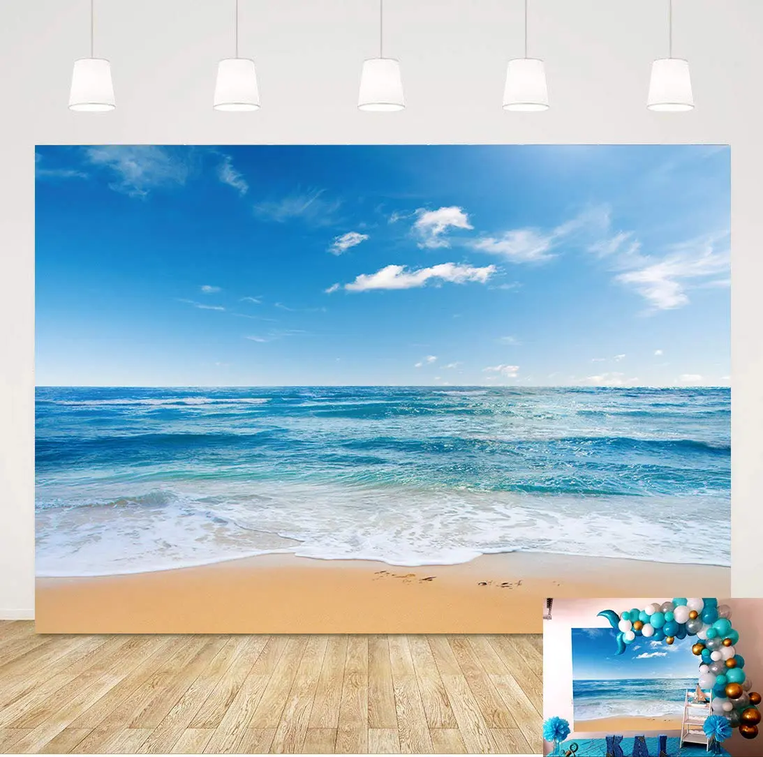Yongqian Blue Backdrop 5x3ft | Perfect for Party & Studio Photography - main product image