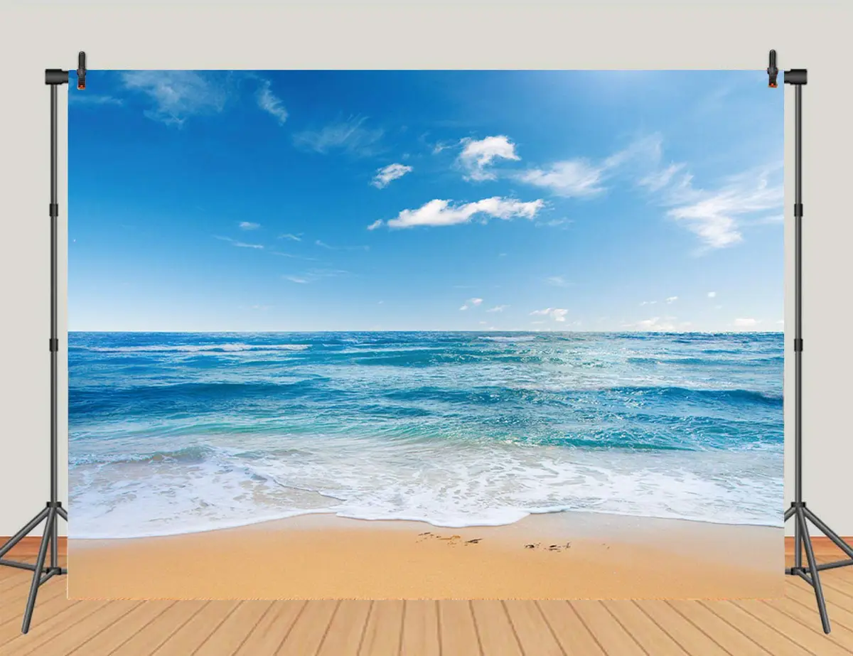 Yongqian Blue Backdrop 5x3ft | Perfect for Party & Studio Photography - view 5