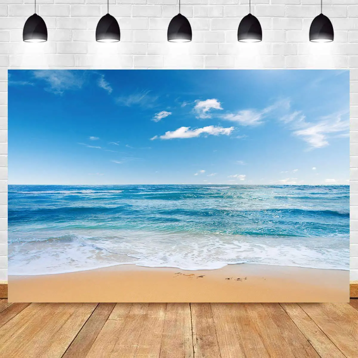 Yongqian Blue Backdrop 5x3ft | Perfect for Party & Studio Photography - view 3