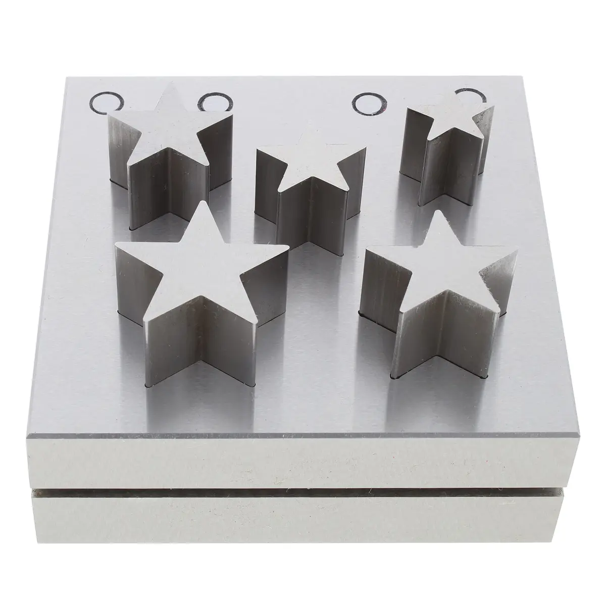 The Beadsmith Steel Star Disc Cutter Set with 5 Punches and Die | Metal Star Cutting Tool for Jewelry & Crafts - view 5