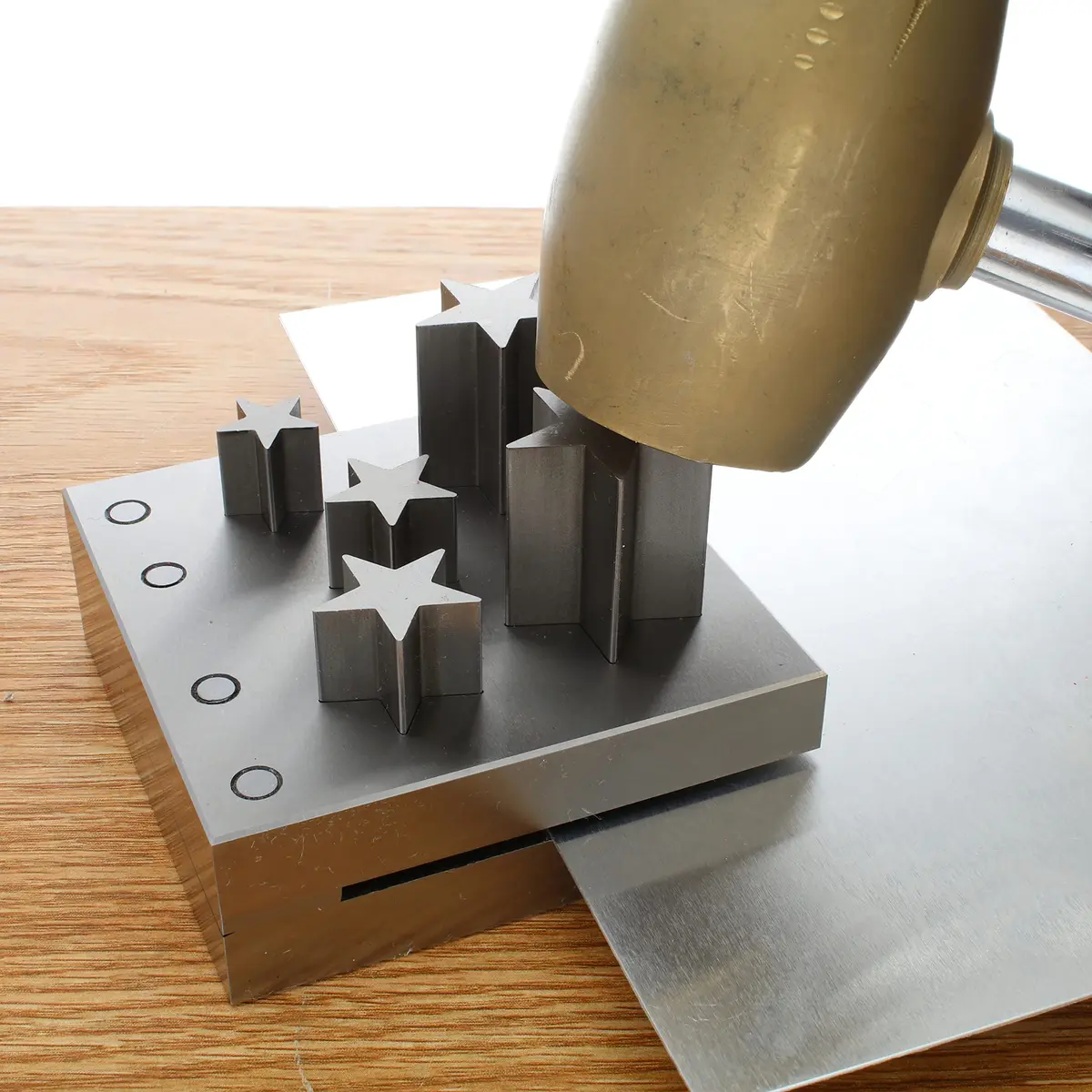 The Beadsmith Steel Star Disc Cutter Set with 5 Punches and Die | Metal Star Cutting Tool for Jewelry & Crafts - view 7