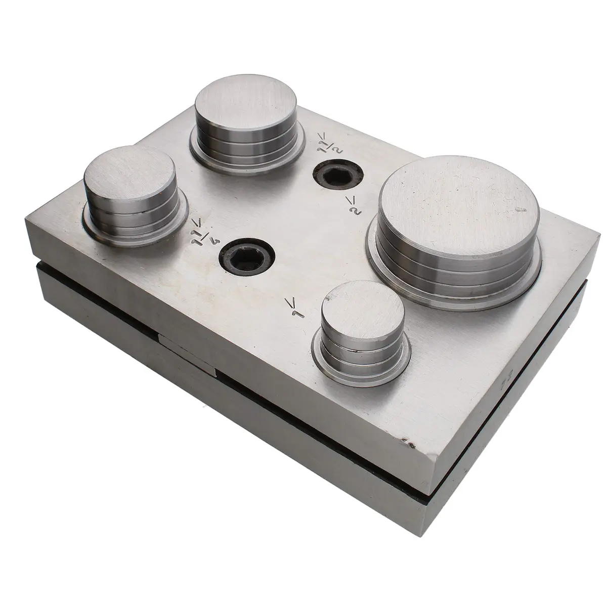 The Beadsmith Steel Circle Disc Cutter Set with 4 Punches and Die | Perfect Circles from Soft Metals - view 2