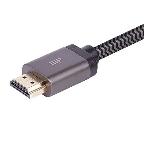 Monoprice 8K Certified Ultra High Speed HDMI Cable - Braided - 3.05m (10ft) | Supports 8K@60Hz, 4K@120Hz, 48Gbps - view 4