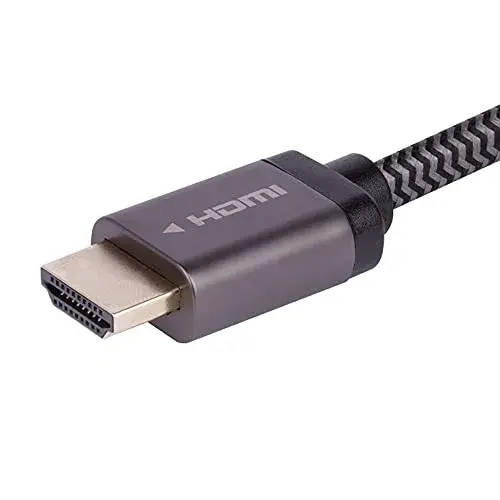 Monoprice 8K Certified Ultra High Speed HDMI Cable - Braided - 3.05m (10ft) | Supports 8K@60Hz, 4K@120Hz, 48Gbps - view 3