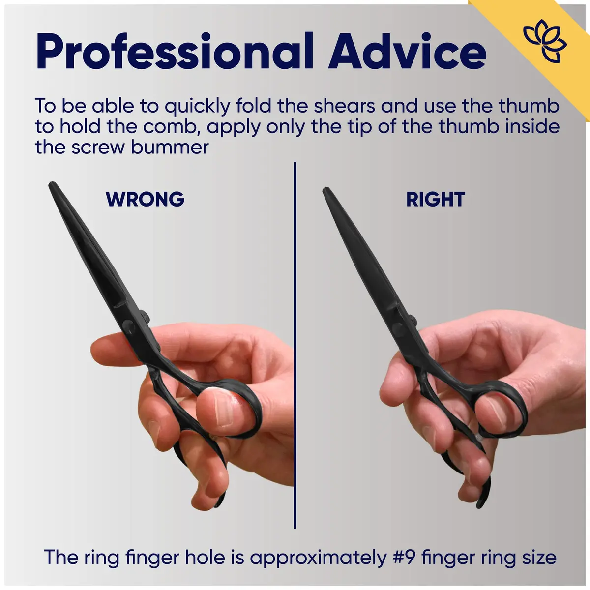 Equinox Razor Edge Series Professional Hair Scissors 6.5in | Japanese Stainless Steel Precision - view 7