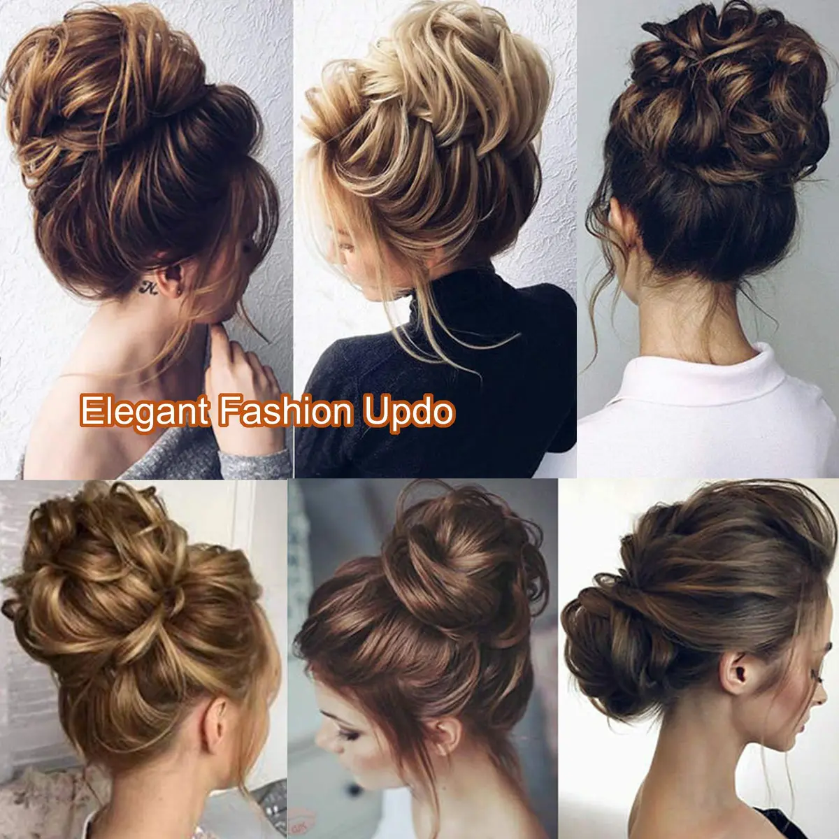 Benehair Messy Bun Hair Piece Scrunchy Updo Hair for Women 50g | Fluffy Wavy Synthetic Hair Bun - view 7