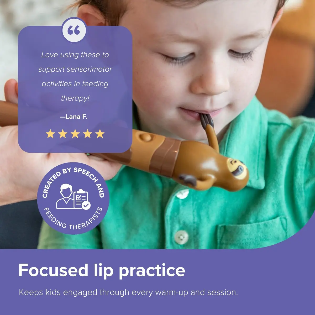 TalkTools Jiggler Oral Motor Tool Set for Kids | Sensory & Feeding Support, 2 Pack - view 5