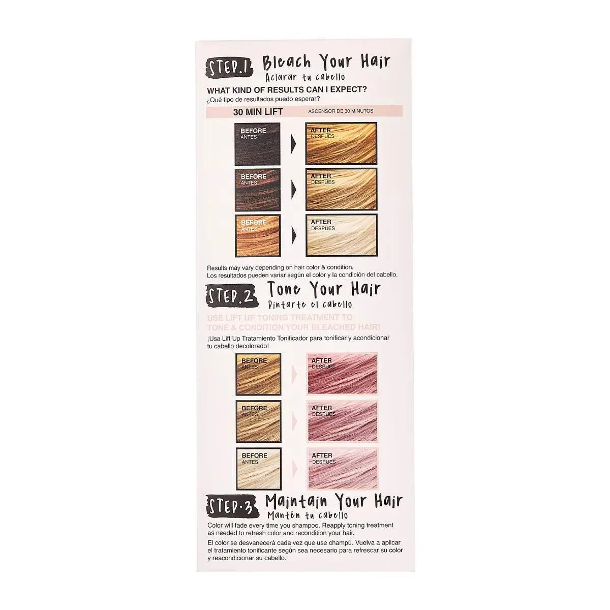 KISS Lift Up Complete Hair Bleach Kit with Revitalizing Plex Serum & Rose Toner, 6-Pc Kit | Achieve Salon-Quality Blonde & Pink Tones at Home - view 2