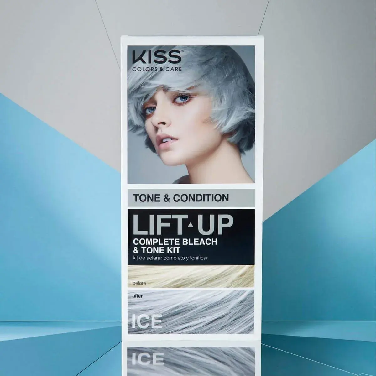 KISS Lift Up Complete Hair Bleach Kit with Revitalizing Plex Serum & Ice Toner, 6-Pc Kit | Maximum Strength for Dark Hair - view 3