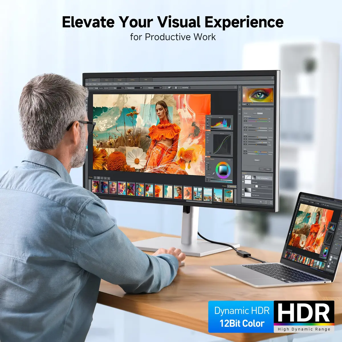 Cable Matters Active 8K Mini DisplayPort 1.4 to HDMI 2.1 Adapter, Black | Connects Mini DP/Thunderbolt to HDMI 2.1 Displays - view 5