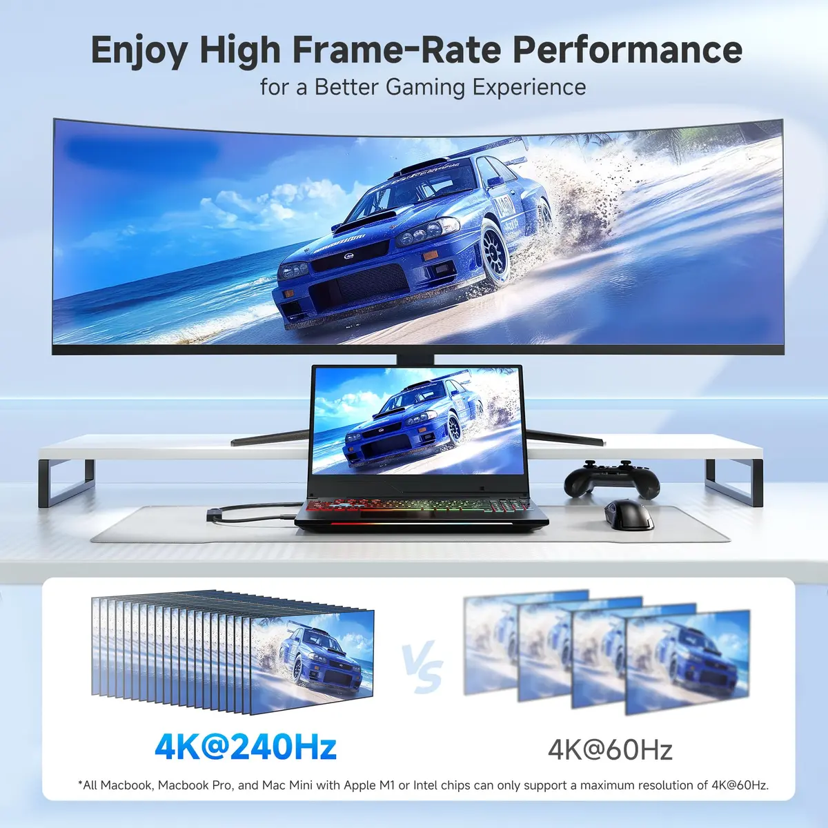 Cable Matters Active 8K Mini DisplayPort 1.4 to HDMI 2.1 Adapter, Black | Connects Mini DP/Thunderbolt to HDMI 2.1 Displays - view 4