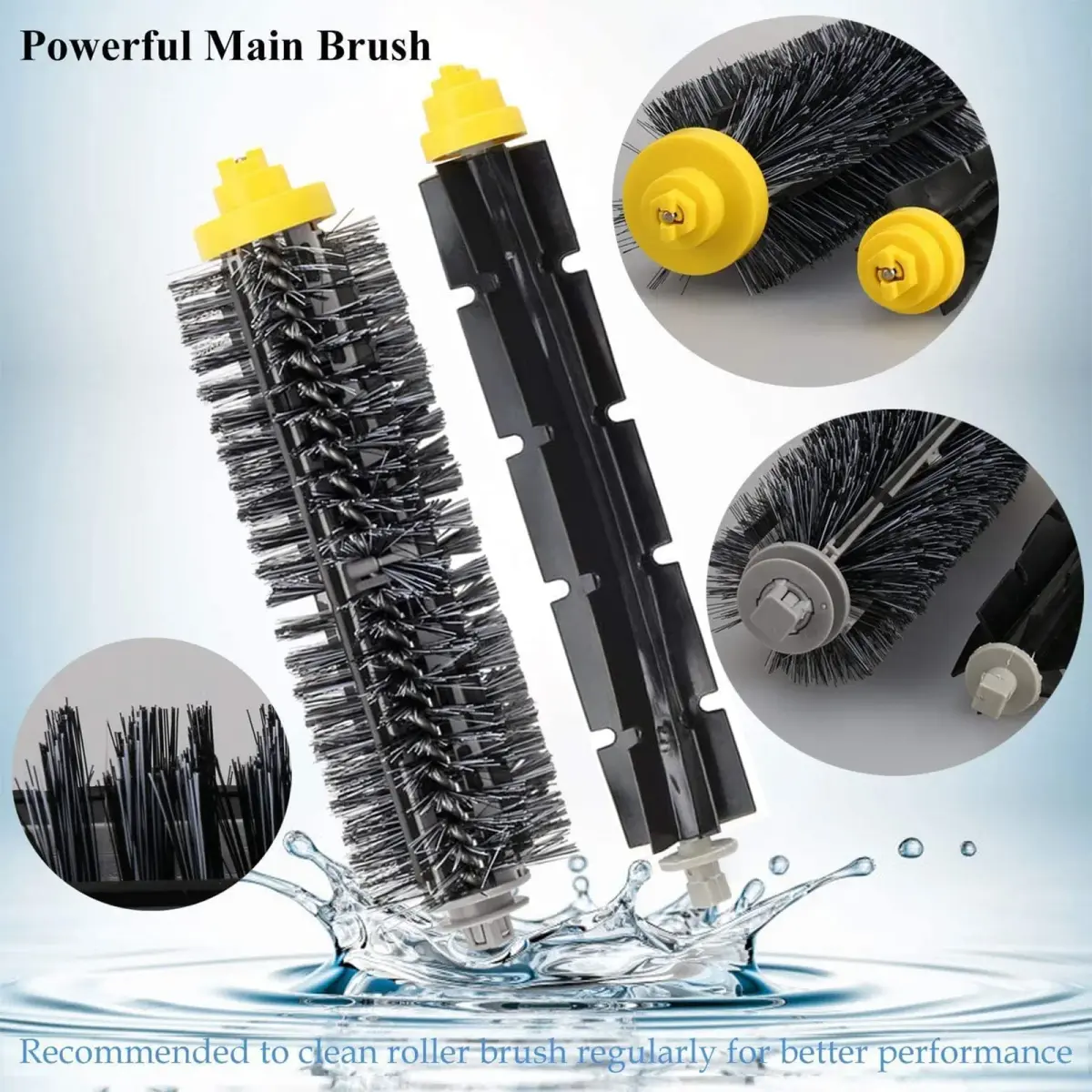 Garbage fighter Replacement Parts for iRobot Roomba 600 Series Vacuum Cleaner Kit - 20 Pieces (Black) - view 3