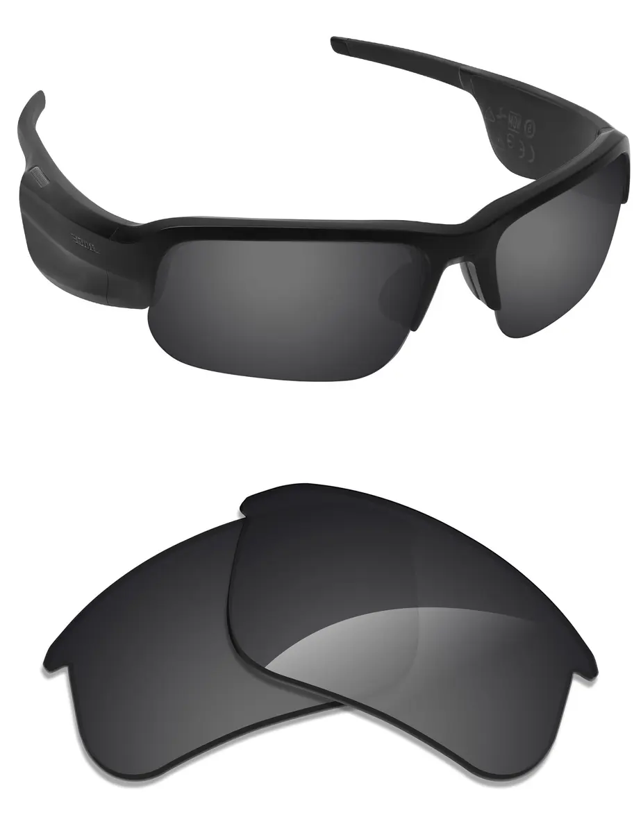 Alphax Black Chrome Mirrored Polarized Replacement Lenses for Bose Tempo BMD0010 | UV Protection & Impact Resistance - main product image