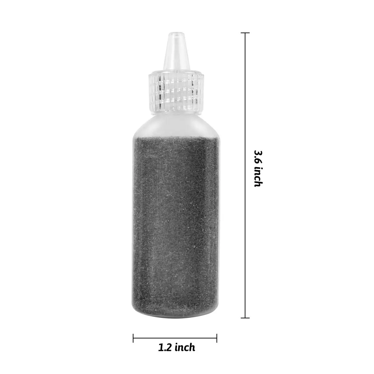 MEIEST Craft/Terrarium Sand 12pcs Assorted Colors Pack 1.25oz Bottles | Colorful DIY Sand Art Kit for Kids & Adults - view 2