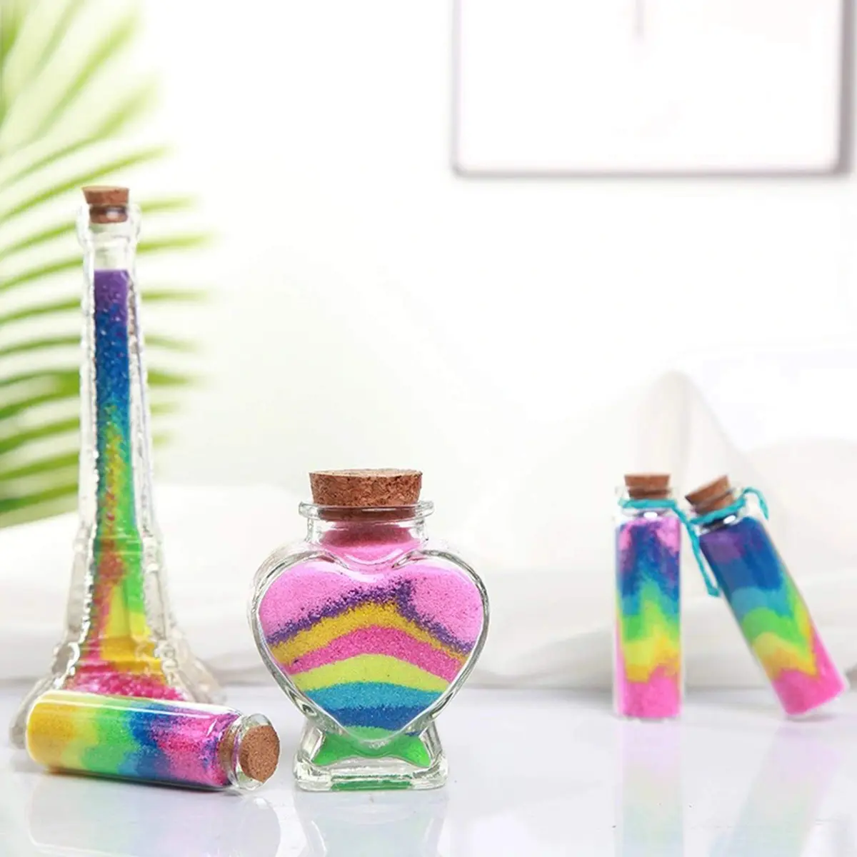 MEIEST Craft/Terrarium Sand 12pcs Assorted Colors Pack 1.25oz Bottles | Colorful DIY Sand Art Kit for Kids & Adults - view 3