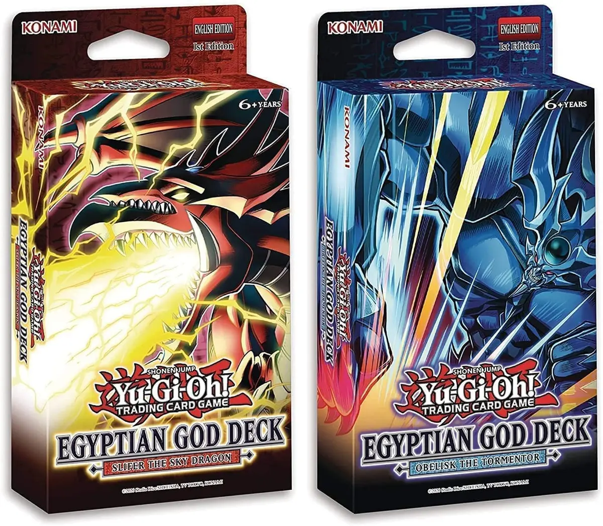 Yu-Gi-Oh! TCG: Egyptian God Decks Slifer The Sky Dragon & Obelisk The Tormentor 2-Pack | Collectible Card Game Decks - view 2