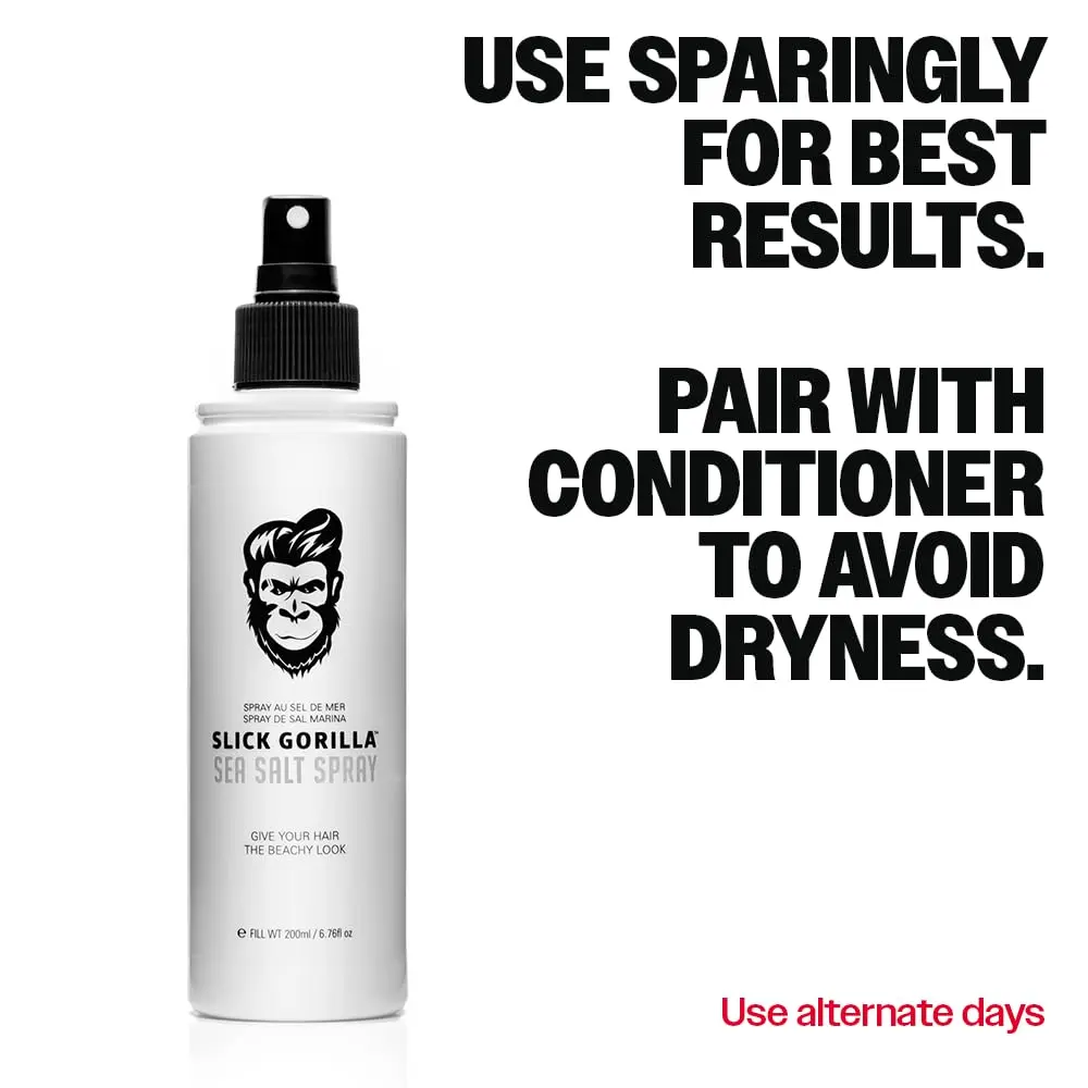 Slick Gorilla Sea Salt Spray for Men 6.76 fl oz | Matte Texture, Beach Volume, Flexible Hold - view 8