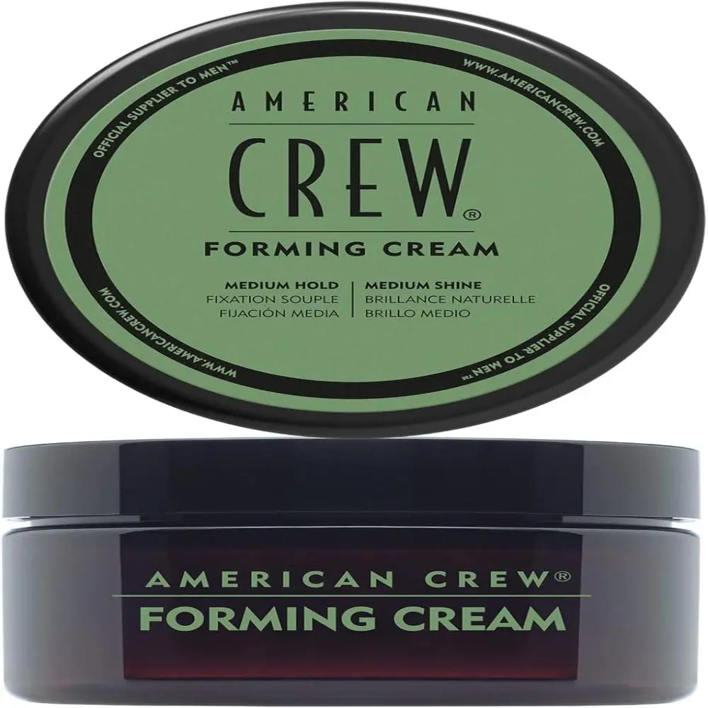 American Crew Forming Cream Hair Styling Product 177ml (6 Fl Oz) | Medium Hold & Shine for Men - main product image