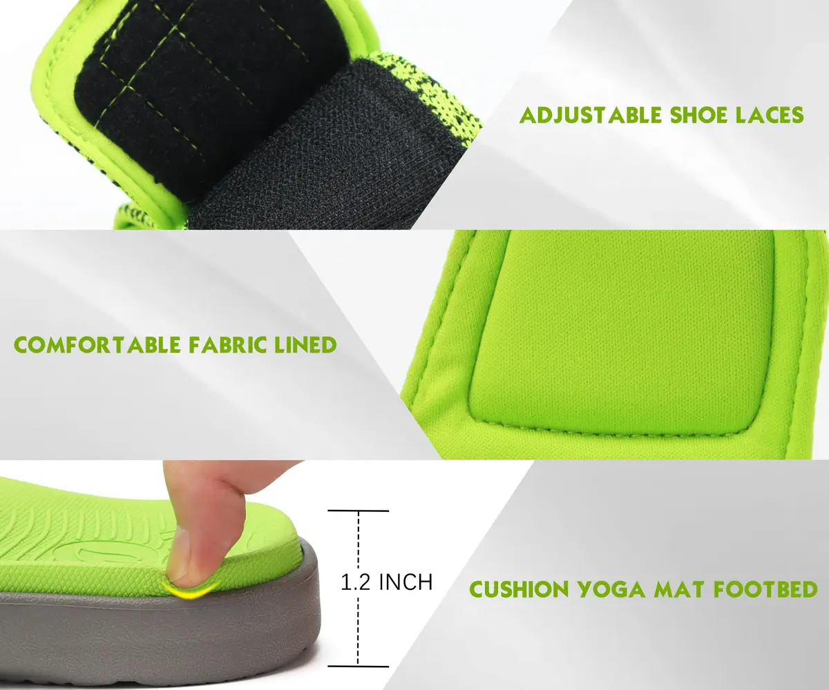 ONCAI Mens Sandals 2025 | Arch Support Sport Slides Open Toe Adjustable Straps Cushioned Footbed for Plantar Fasciitis Green Size 11 - view 5