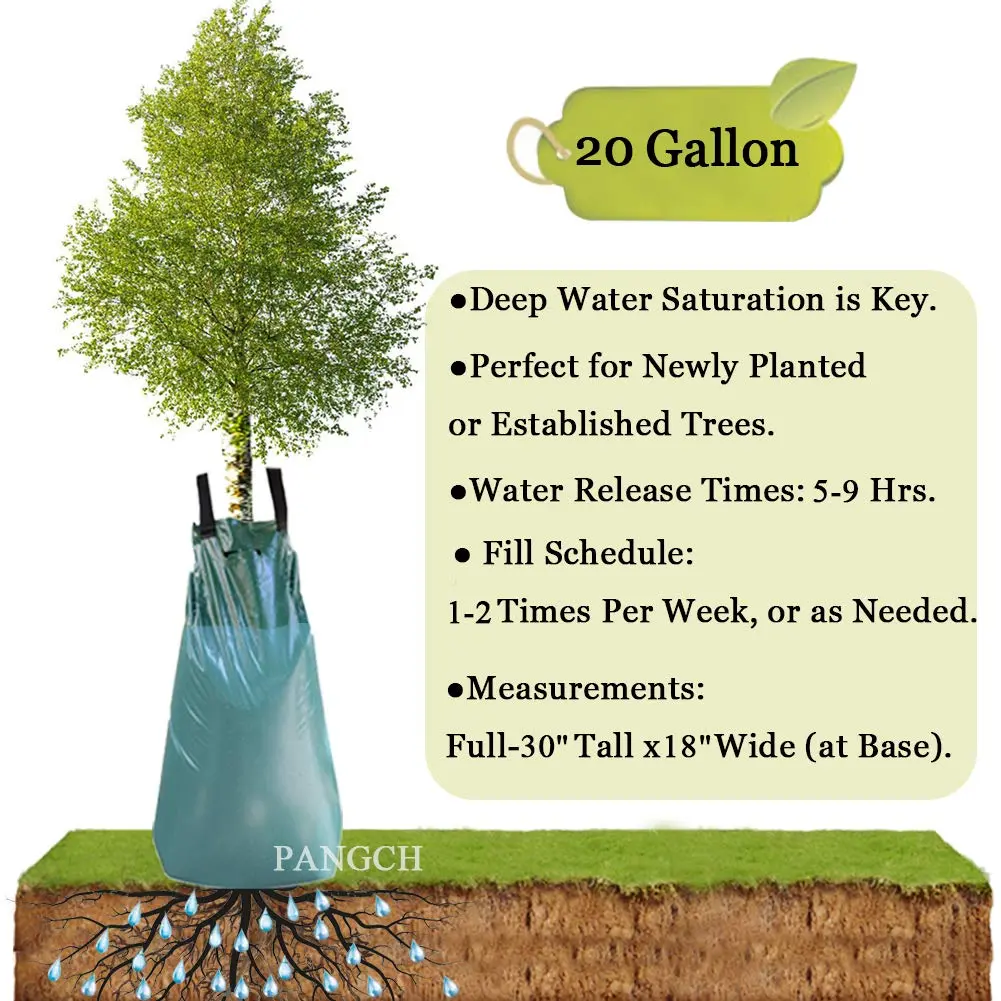 PANGCH Tree Watering Bag 20 Gallon | Deep Root & Drought Relief (120 chars) - main product image