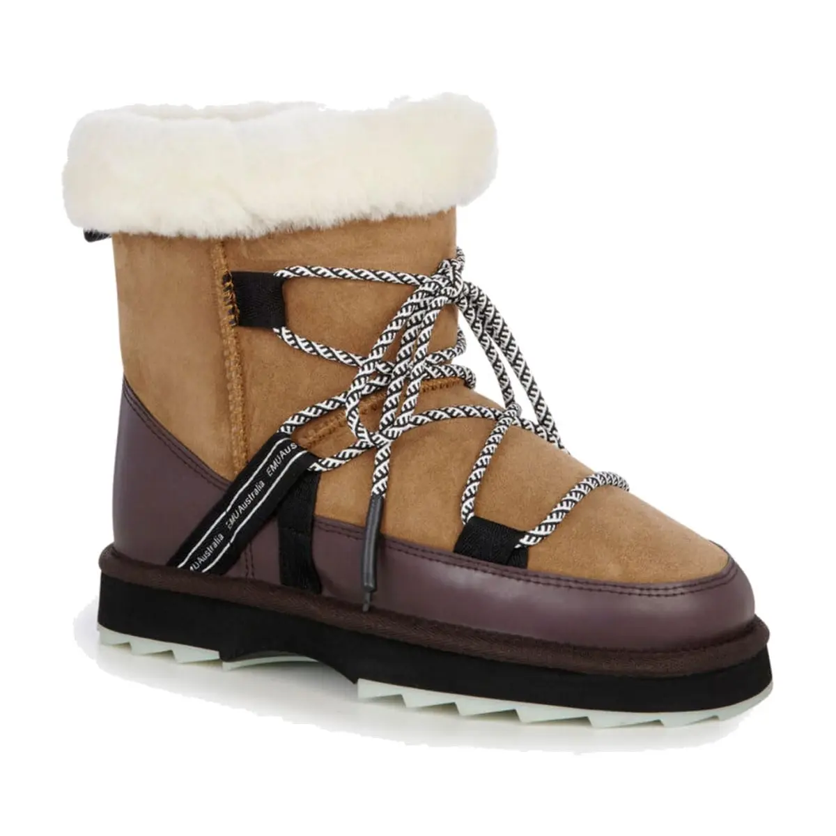 EMU Blurred Womens Hiking Boots Chestnut US 5 | Waterproof Sheepskin Ankle Boot - view 7