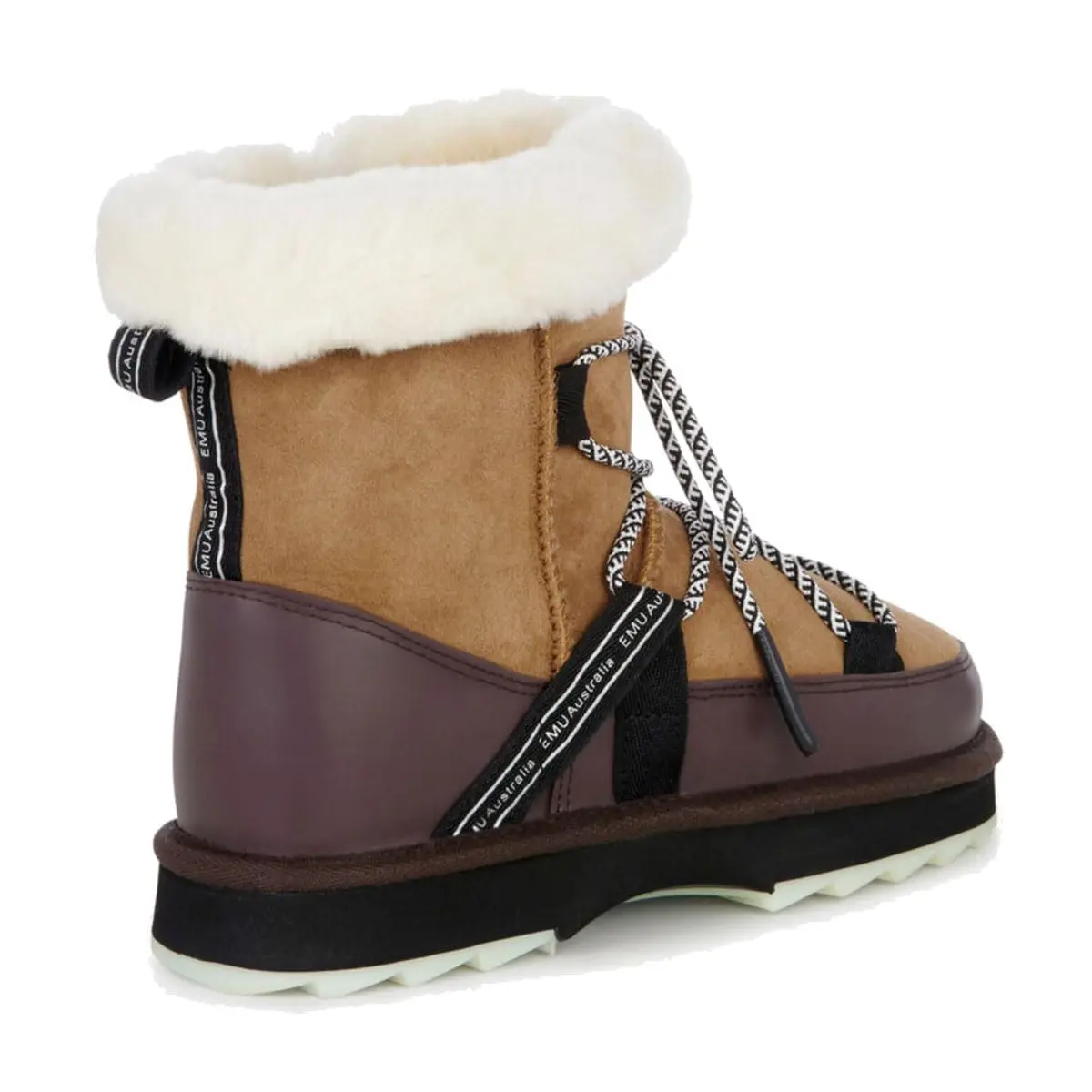EMU Blurred Womens Hiking Boots Chestnut US 5 | Waterproof Sheepskin Ankle Boot - view 8