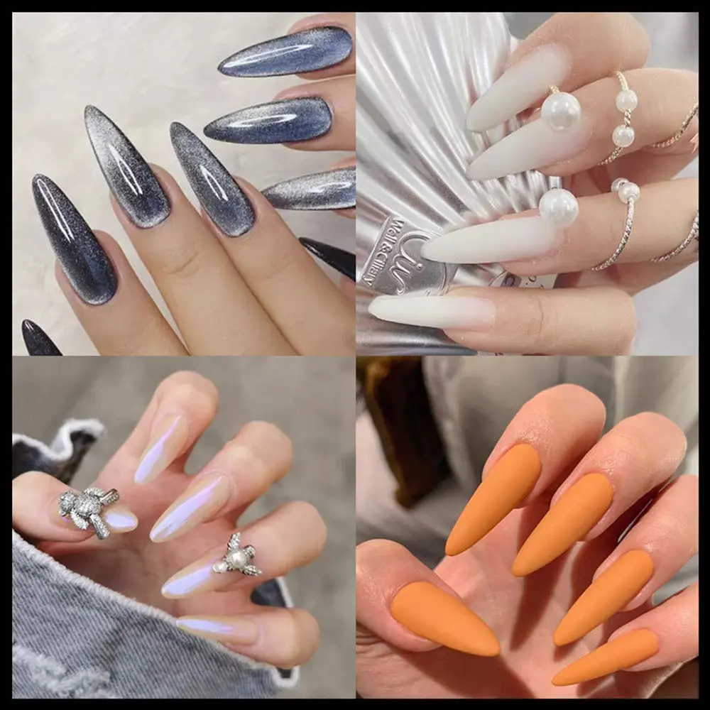 desdemona Poly Extension Gel Dual Nail Forms Stiletto Set 100 Count (Pack of 1) | Reusable Nail Molds for Salon & DIY - view 7