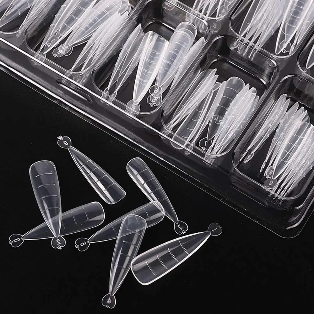 desdemona Poly Extension Gel Dual Nail Forms Stiletto Set 100 Count (Pack of 1) | Reusable Nail Molds for Salon & DIY - view 3