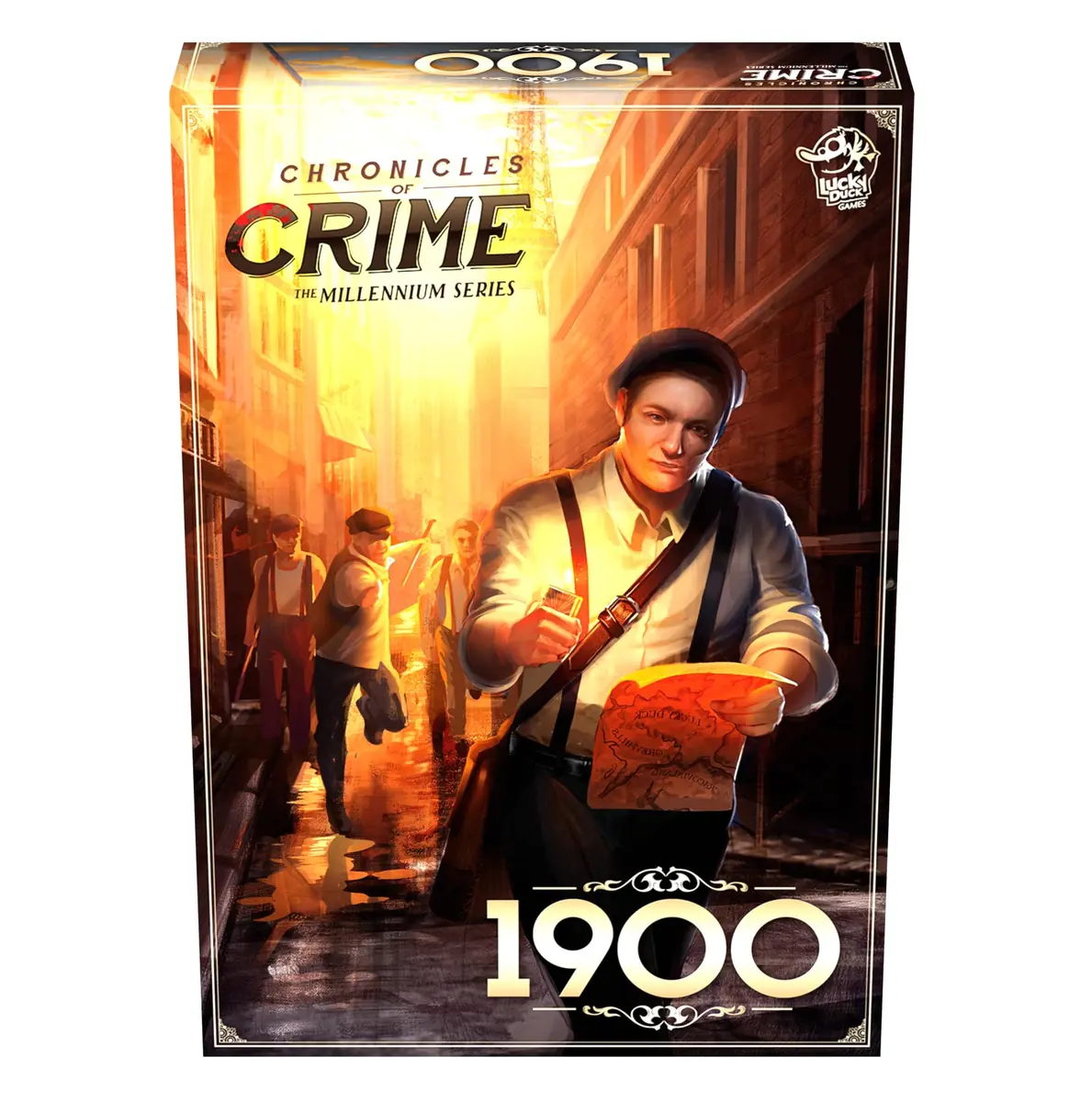 Lucky Duck Games Chronicles of Crime 1900 | Mystery Board Game for Adults & Teens - main product image