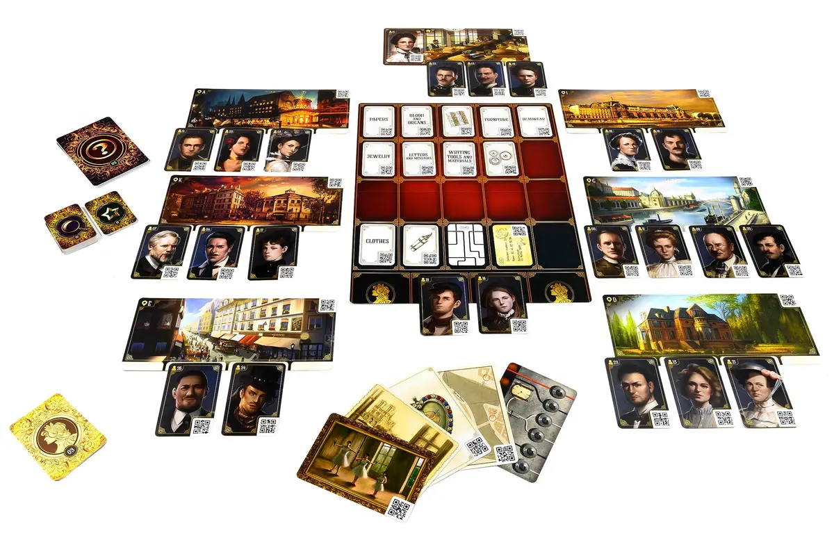Lucky Duck Games Chronicles of Crime 1900 | Mystery Board Game for Adults & Teens - view 3