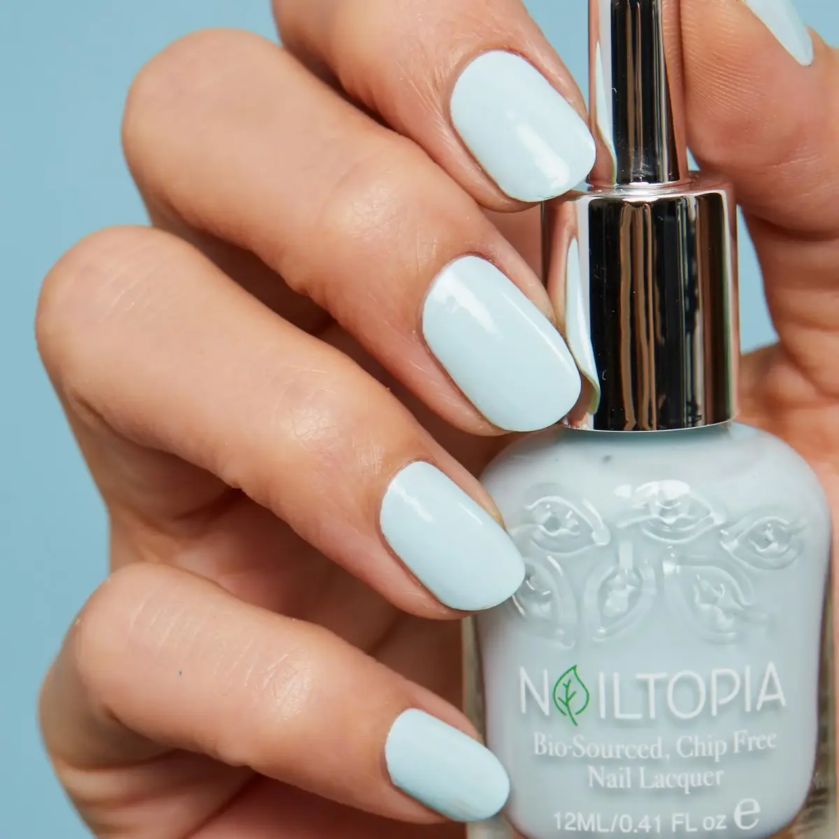 Nailtopia Bio-Sourced Nail Lacquer 'That's The Tea' 12ml (0.41 Fl Oz) | 85% Plant-Based, Vegan, Chip-Free Wear - view 3
