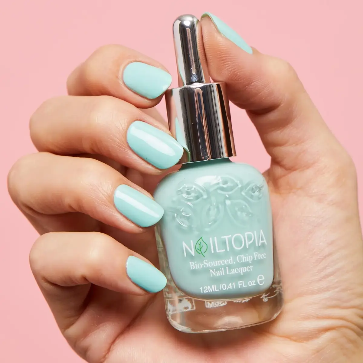 Nailtopia Bio-Sourced Nail Lacquer 'Trust The Process' 12ml (0.41 Fl Oz) | Chip-Free, Superfood-Infused Formula - view 2
