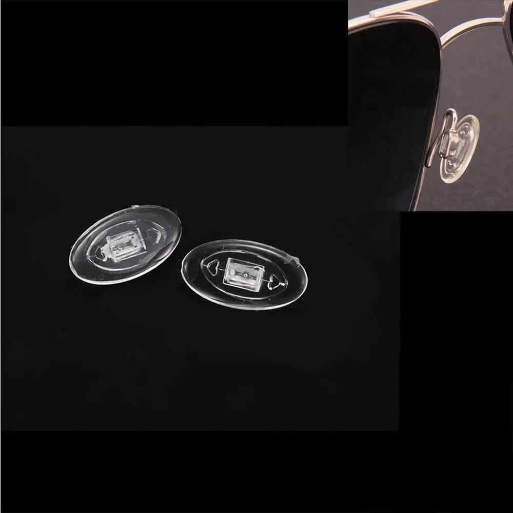 QYAJS Eyeglass Nose Pads 11mm Silicone Replacement for Oakley Glasses | Push-in, 5 Pairs - view 3