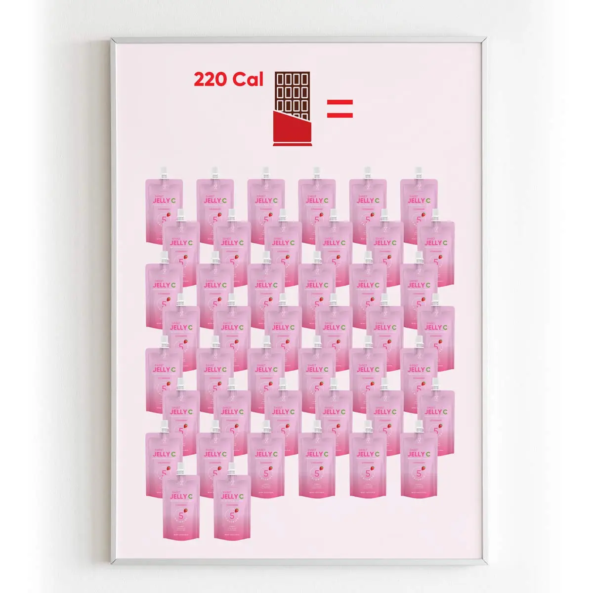 E EVERYDAZE Sweet Jelly C Konjac Jelly | Vegan, Gluten Free, Sugar Free, Low Calorie | Strawberry - view 5