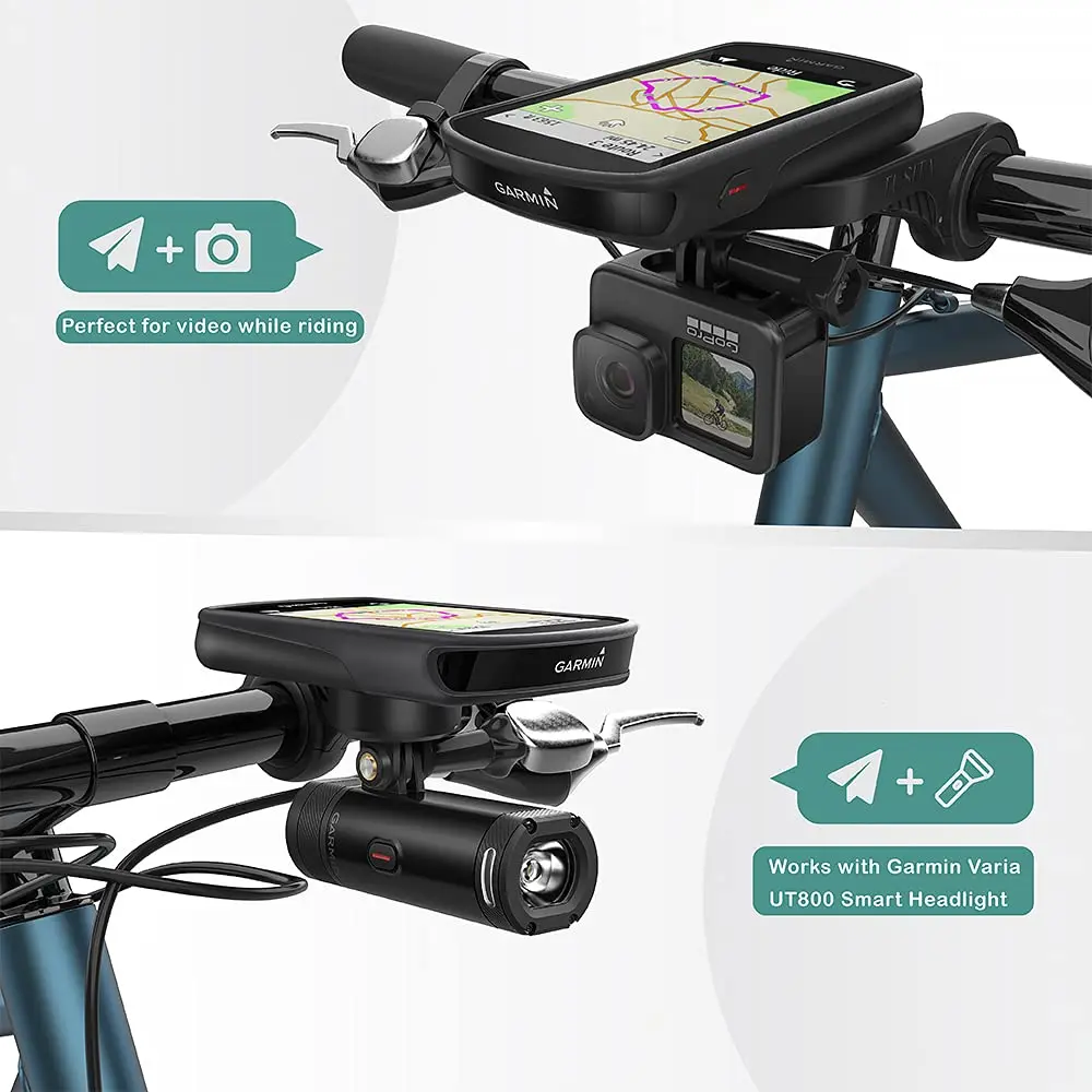 TUSITA Out Front Mount Compatible with Garmin Edge GPS Bike Computer 25.4mm 31.8mm | Secure Handlebar Mount - view 7