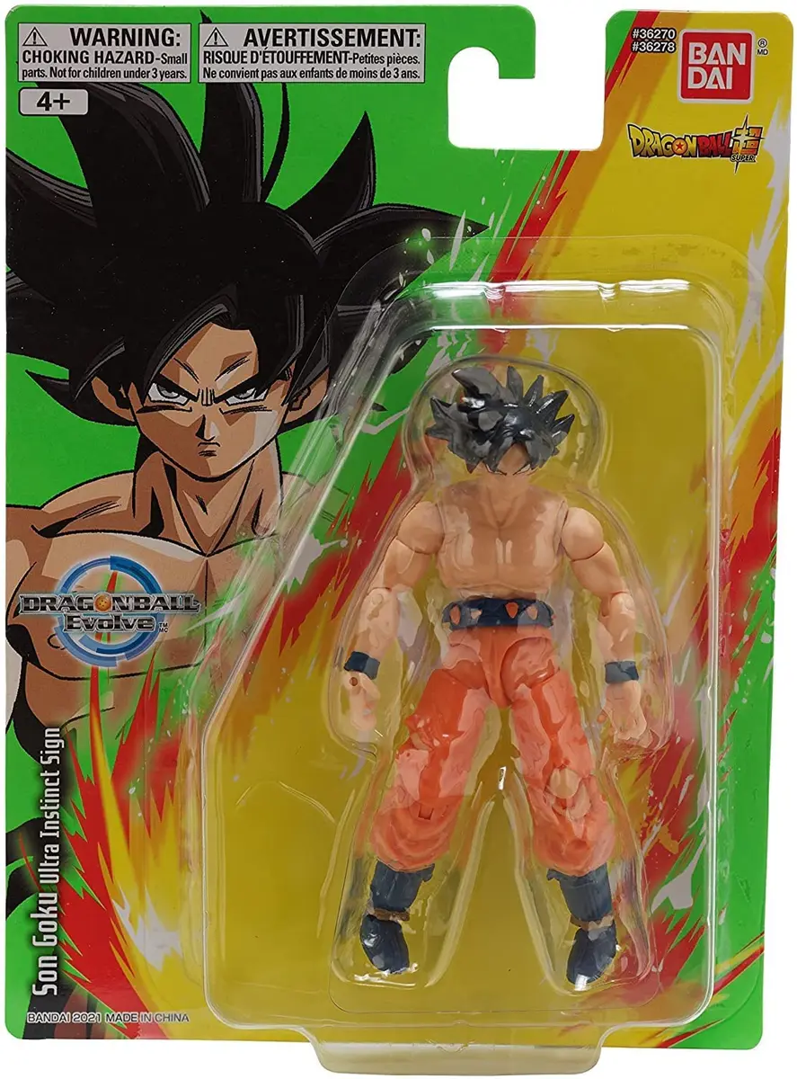 Bandai Dragon Ball Super Ultra Instinct Goku Action Figure 5" | Authentic Anime Collectible for Kids & Fans - view 3