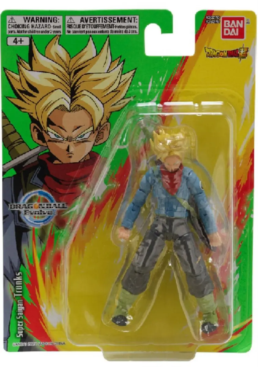 Bandai Namco Dragon Ball Evolve 5" Action Figure Super Saiyan Trunks | Authentic Anime Collectible for Kids 4+ - main product image