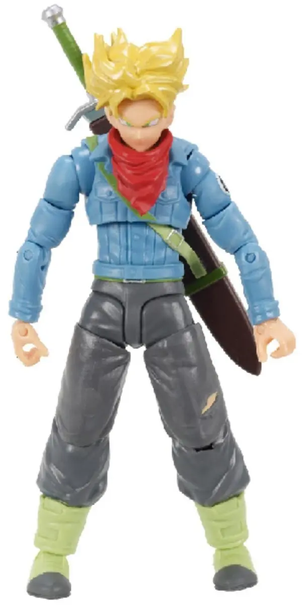 Bandai Namco Dragon Ball Evolve 5" Action Figure Super Saiyan Trunks | Authentic Anime Collectible for Kids 4+ - view 2