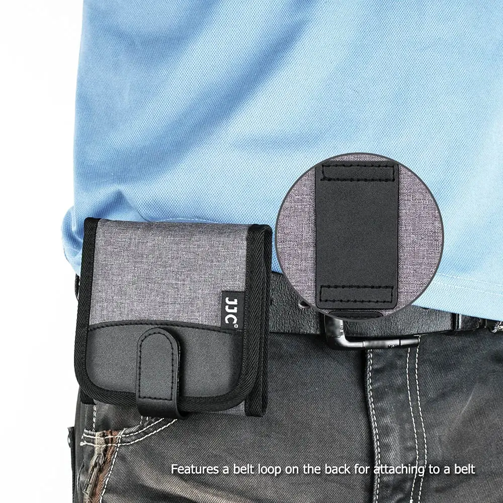 JJC 3-Pocket Lens Filter Pouch Case, Wallet for Circular Filters up to 82mm | Durable Polyester & Neoprene - view 5