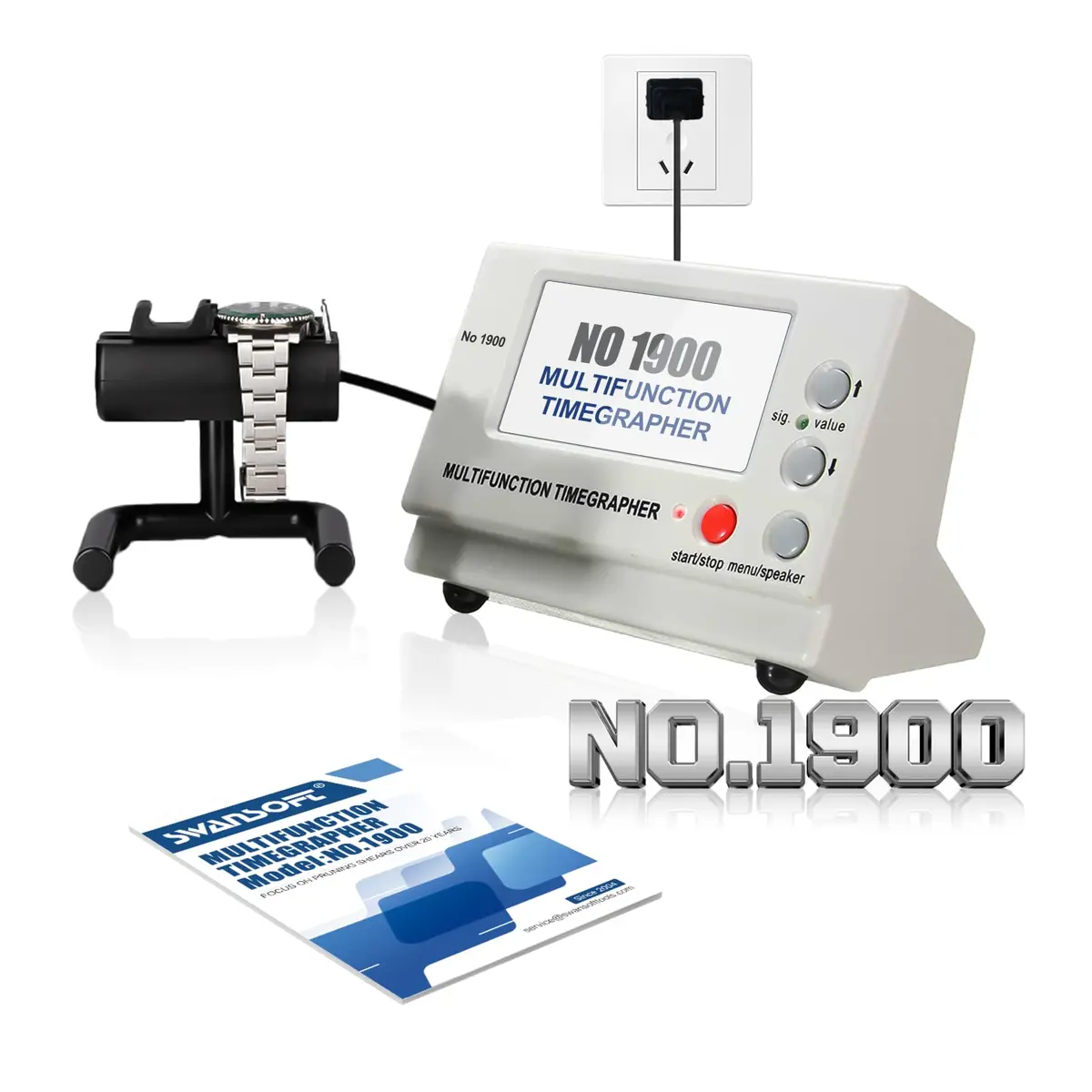 SWANSOFT Timegrapher No.1900 | Multifunctional Watch Tester for Mechanical Watches - main product image