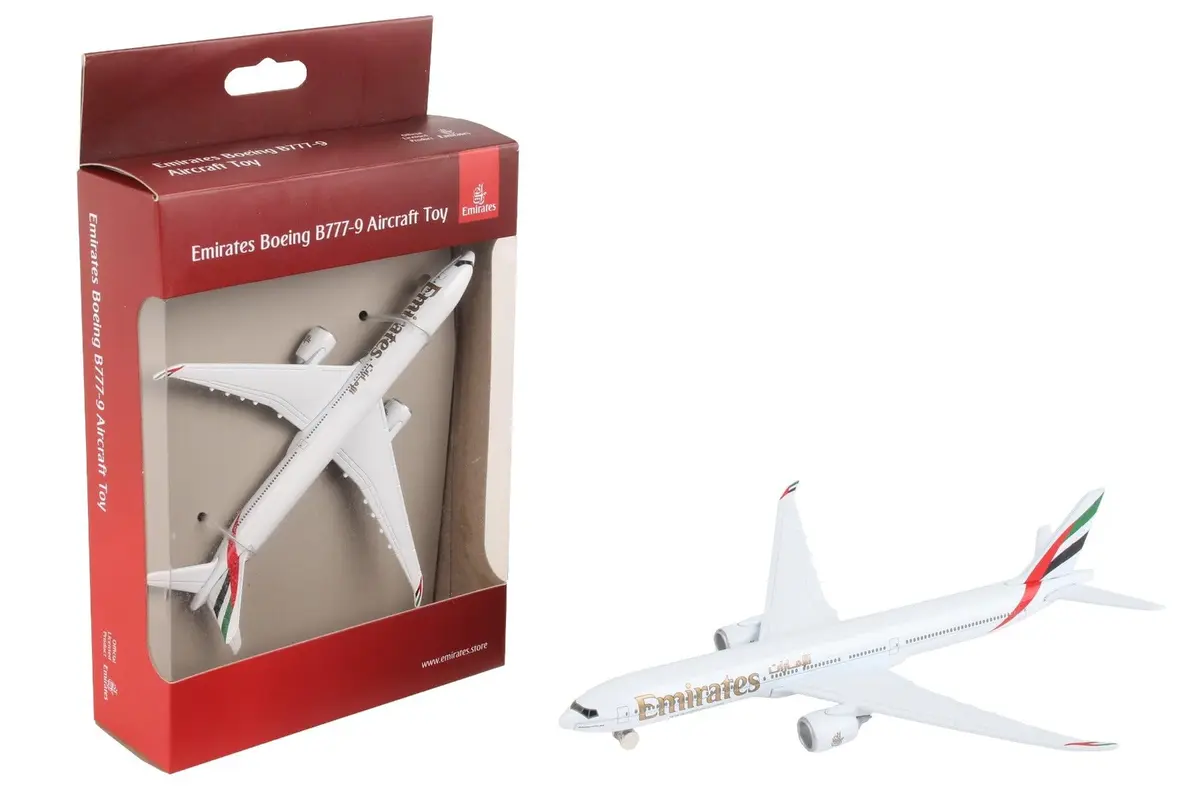 Daron Toy Airplane Emirates 777x | Die-Cast Metal Model for Kids 3+ - main product image