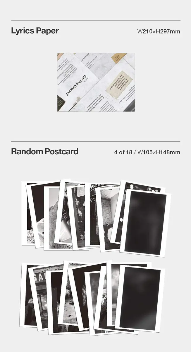JUSTSWAGDDEEFF Rose BlackPink Album | Folded Poer & Photocards, 1 Count, Multicolor, Framed, Modern, Rose Theme - view 3